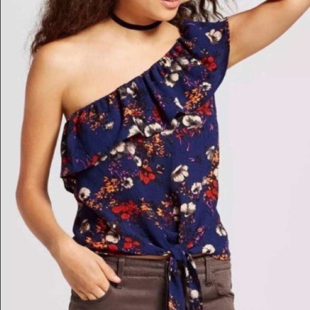 Mossimo One Should Floral Blouse
